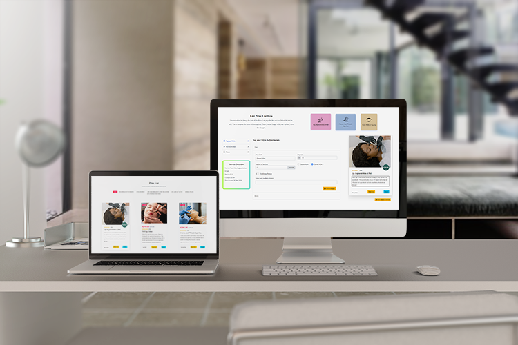 Clients page of AltoBook app