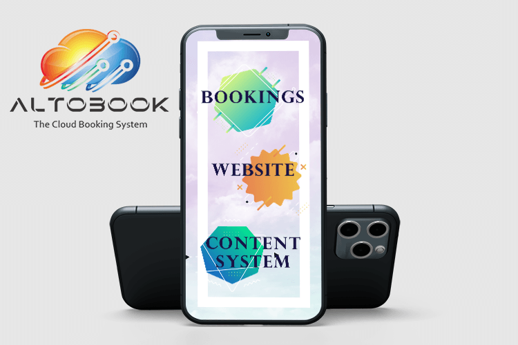 AltoBook mockup on phone