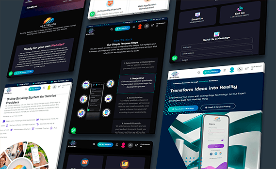 Byteal website mockup
