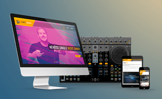 Website mockup for Lloyd Joseph's website
