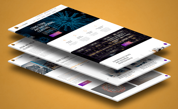 Website mockup Island Calling website