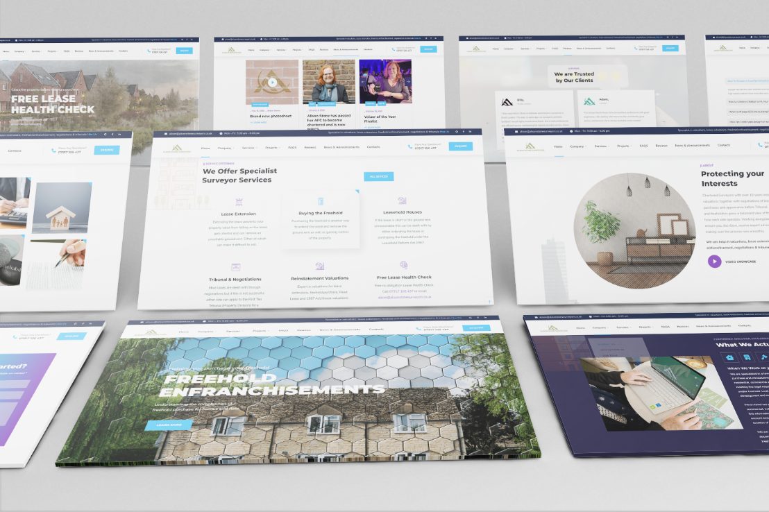 Alison Stone Surveyors website design